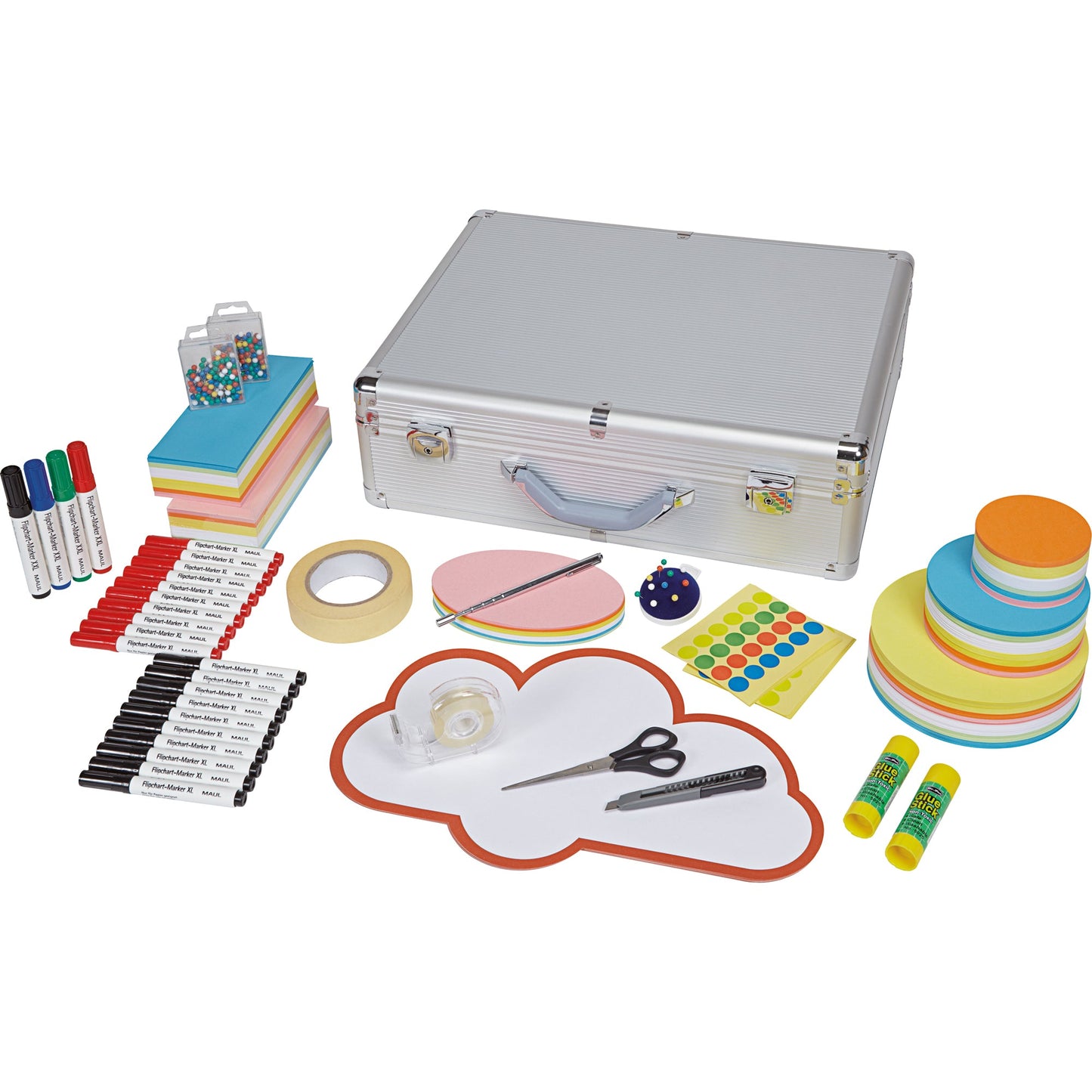 MAUL Moderationskoffer MAULpro confident 50 x 43 x 17 cm (B x H x T) Aluminium silber