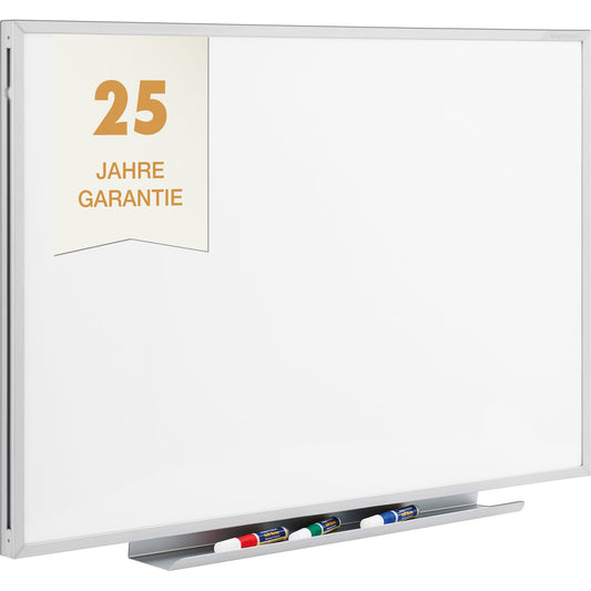 magnetoplan® Whiteboard Design ferroscript® Maße der Oberfläche: 180 x 120 cm (B x H) Tafel magnethaftend beidseitig beschreibbar Stahl emailliert weiß