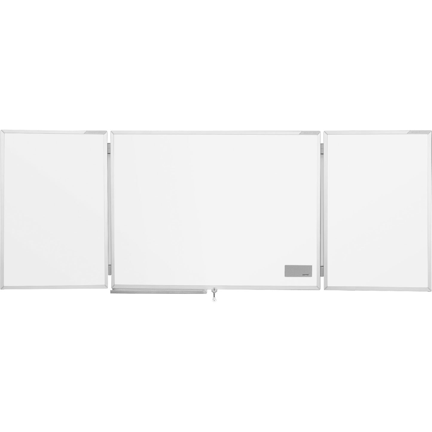 magnetoplan® Klapptafel ferroscript® 250 x 90 cm (B x H) weiß