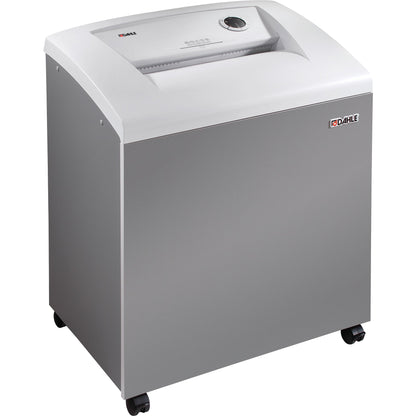 DAHLE Aktenvernichter 214 P-2 Papier, Heftklammern, Büroklammern, Kreditkarten, CDs/DVDs Streifenschnitt 33 Bl. grau