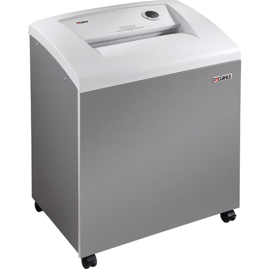 DAHLE Aktenvernichter 114air P-2 Papier, Heftklammern, Büroklammern, Kreditkarten, CDs/DVDs Streifenschnitt 43 Bl. grau