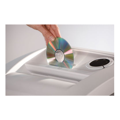 DAHLE Aktenvernichter 216air P-2 Papier, Heftklammern, Büroklammern, Kreditkarten, CDs/DVDs Streifenschnitt 35 Bl. grau