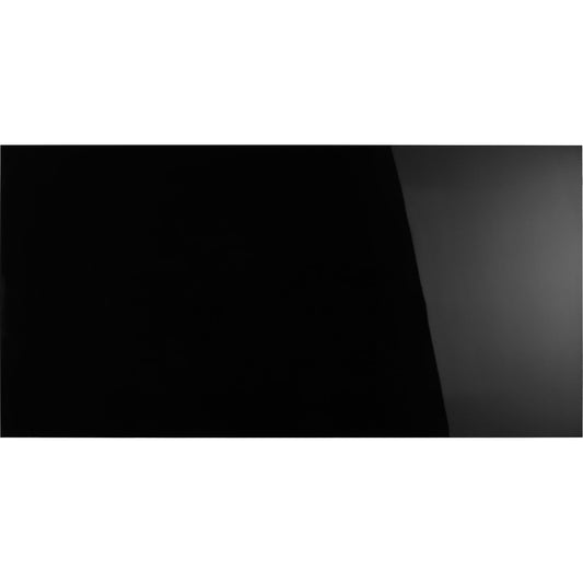 magnetoplan® Glasboard Design 200 x 100 x 0,5 cm (B x H x T) Tafel magnethaftend ESG-Sicherheitsglas tiefschwarz