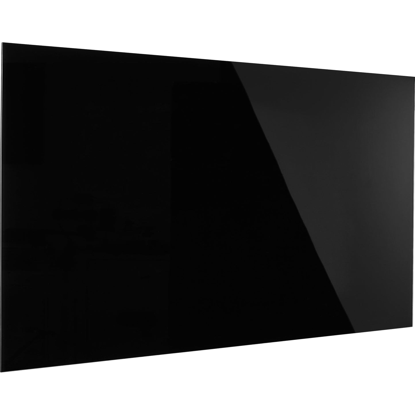 magnetoplan® Glasboard Design 200 x 100 x 0,5 cm (B x H x T) Tafel magnethaftend ESG-Sicherheitsglas tiefschwarz