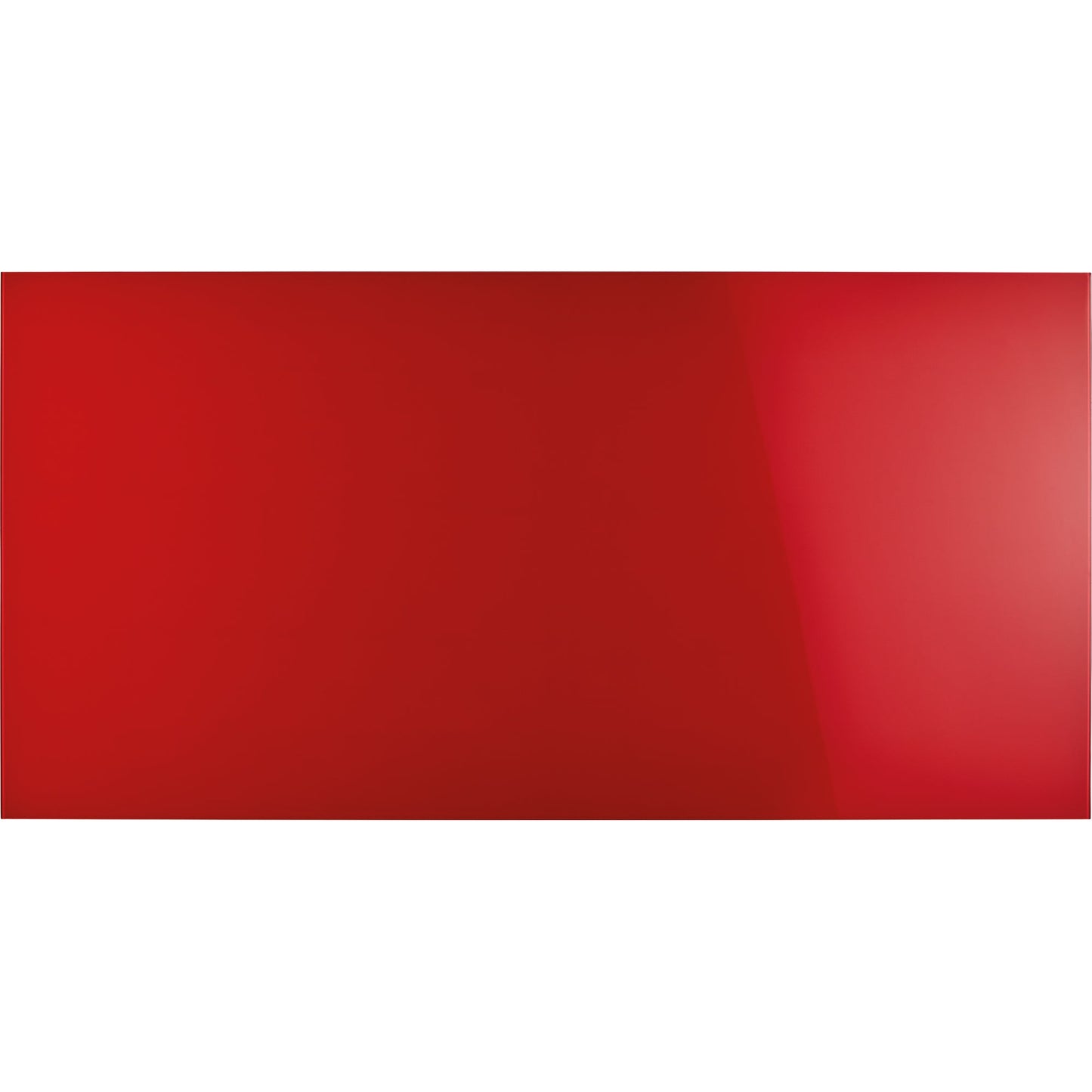 magnetoplan® Glasboard Design 200 x 100 x 0,5 cm (B x H x T) Tafel magnethaftend ESG-Sicherheitsglas intensivrot