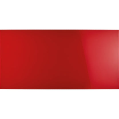 magnetoplan® Glasboard Design 200 x 100 x 0,5 cm (B x H x T) Tafel magnethaftend ESG-Sicherheitsglas intensivrot