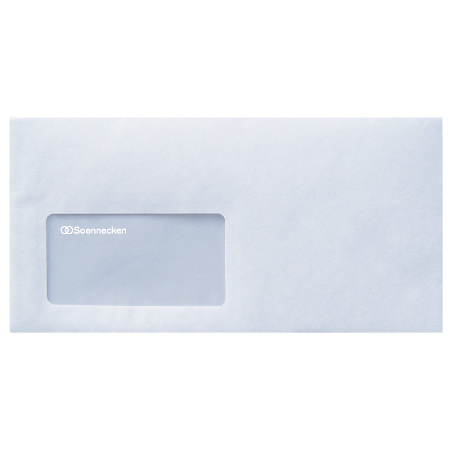 Soennecken Briefumschlag Kompakt 235 x 125 mm (B x H) mit Selbstklebung mit Fenster 75g/m² weiß 25 St./Pack.