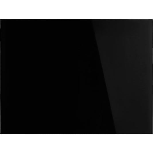 magnetoplan® Glasboard Design 80 x 60 x 0,5 cm (B x H x T) Tafel magnethaftend ESG-Sicherheitsglas tiefschwarz
