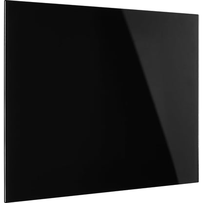 magnetoplan® Glasboard Design 60 x 40 x 0,5 cm (B x H x T) Tafel magnethaftend ESG-Sicherheitsglas tiefschwarz