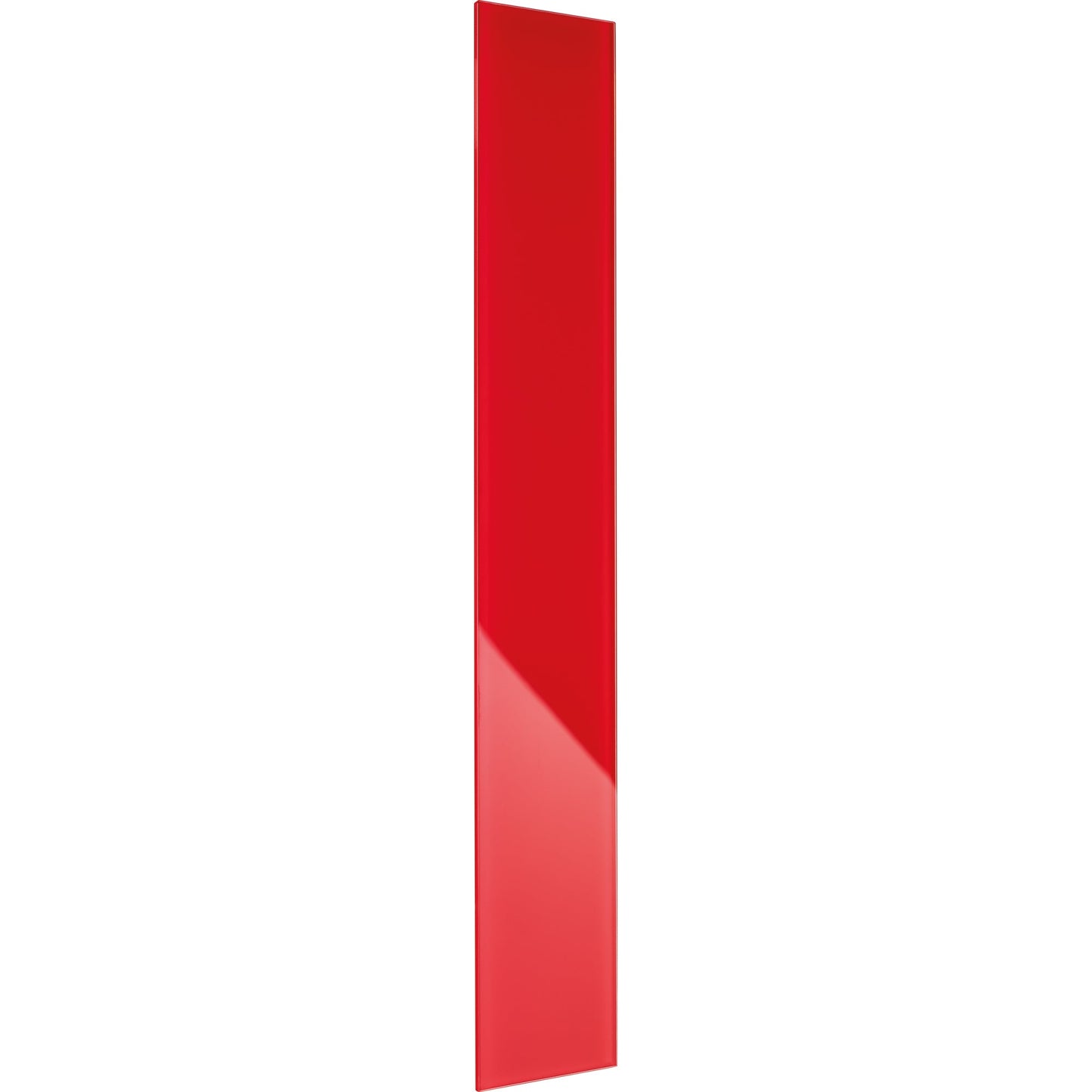 magnetoplan® Glasboard Design 10 x 60 x 0,5 cm (B x H x T) Tafel magnethaftend ESG-Sicherheitsglas intensivrot