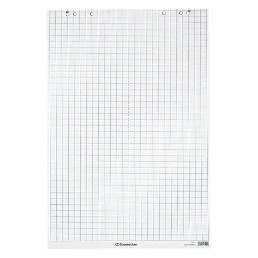 Soennecken Flipchartblock 68 x 99 cm (B x H) kariert 80g/m² 20 Bl./Block 10 Block/Pack.