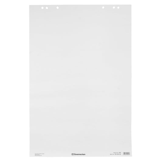 Soennecken Flipchartblock 68 x 99 cm (B x H) blanko 80g/m² 20 Bl./Block 5 Block/Pack.