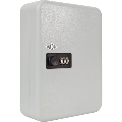 WEDO® Schlüsselschrank 18,6 x 25 x 9,4 cm (B x H x T) inkl. Nummernstreifen Stahlblech, pulverbeschichtet lichtgrau