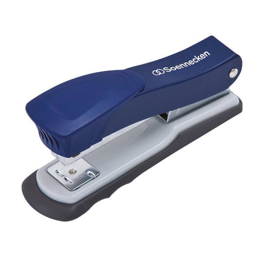 Soennecken Heftgerät 24/6, 26/6 fest/lösbar/nageln 20 Bl. (80 g/m²) Metall blau