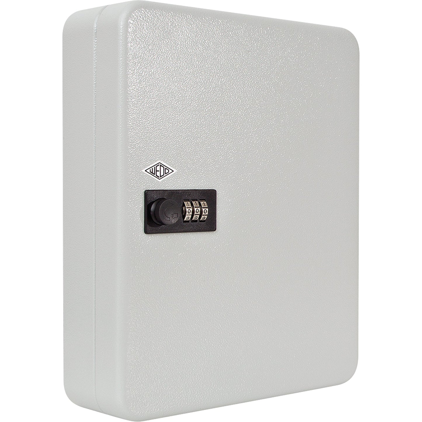 WEDO® Schlüsselschrank 24,3 x 30 x 9,4 cm (B x H x T) inkl. Nummernstreifen Stahlblech, pulverbeschichtet lichtgrau