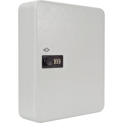 WEDO® Schlüsselschrank 24,3 x 30 x 9,4 cm (B x H x T) inkl. Nummernstreifen Stahlblech, pulverbeschichtet lichtgrau