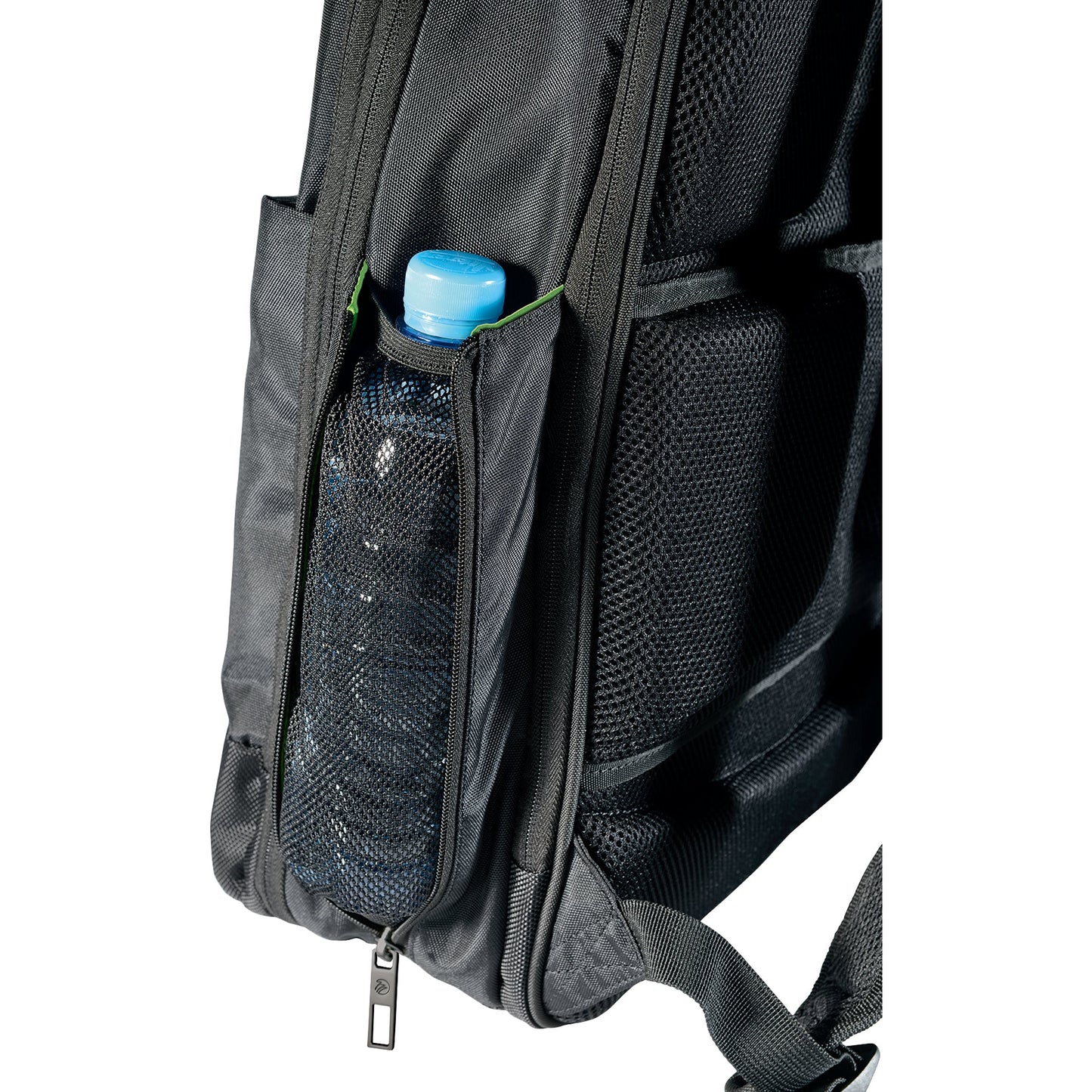 Leitz Notebookrucksack Complete Smart Traveller 29 x 38 x 9,6 cm (B x H x T) Reißverschluss 17 Fächern, Seitentasche für Trinkflasche, Schnellzugrifffach, Handyfach, Reinigungstuch, Schlüsselhalter, separates Etui für Netzgerät/Kabel, Netzfach Polyestersw