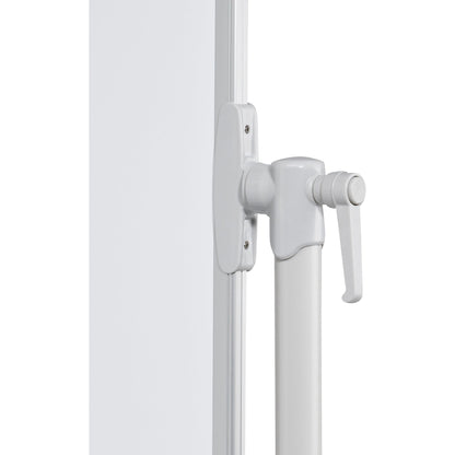 FRANKEN Whiteboard Maße der Oberfläche: 120 x 90 cm (B x H) Tafel magnethaftend beidseitig beschreibbar Metall lackiert weiß