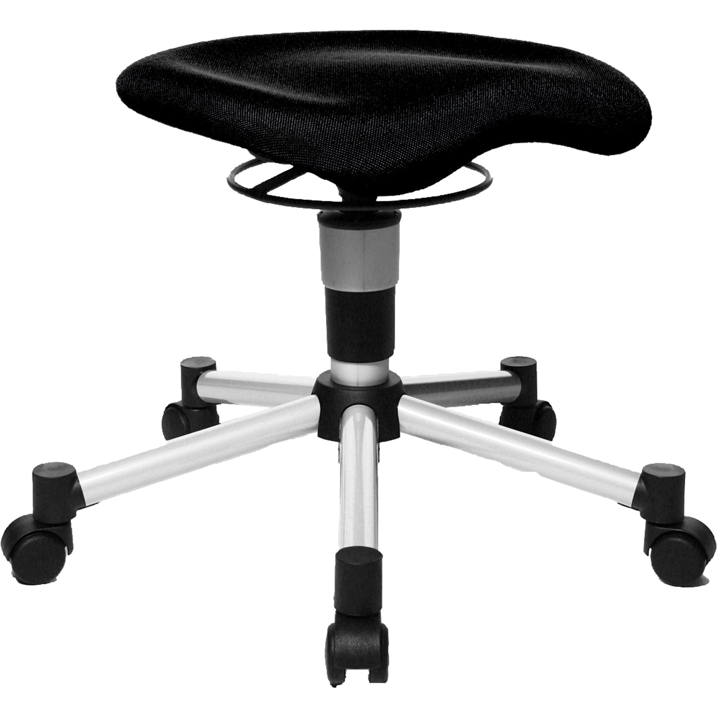 TOPSTAR Sitzhocker Body Balance 20 Orthositz schwarz Farbe des Fußkreuzes: alusilber