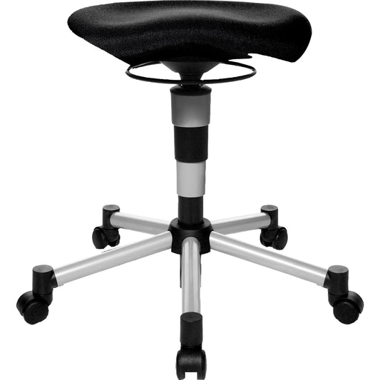TOPSTAR Sitzhocker Body Balance 20 Orthositz schwarz Farbe des Fußkreuzes: alusilber