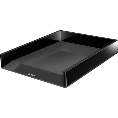 Leitz Briefablage Duo Color DIN A4, DIN C4, Folio Polystyrol Farbe: schwarz/grau