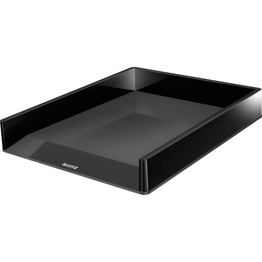 Leitz Briefablage Duo Color DIN A4, DIN C4, Folio Polystyrol Farbe: schwarz/grau