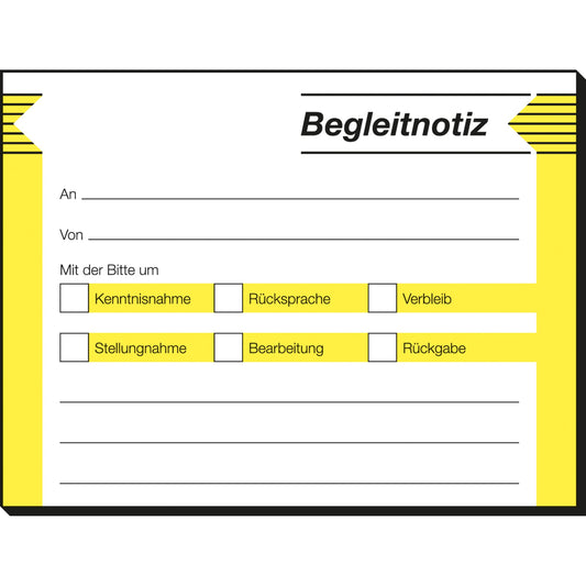 SIGEL Haftnotizformular 100 x 75 mm (B x H) selbstklebend 50 Bl.