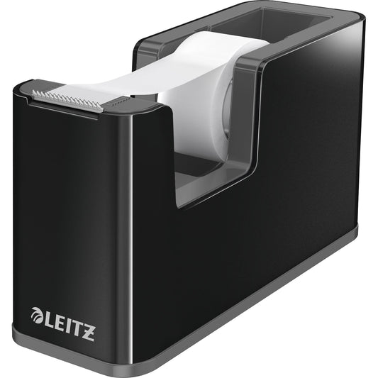 Leitz Tischabroller Duo Colour 19 mm x 33 m (B x L) inkl. Klebefilm mit Lösungsmittel schwarz