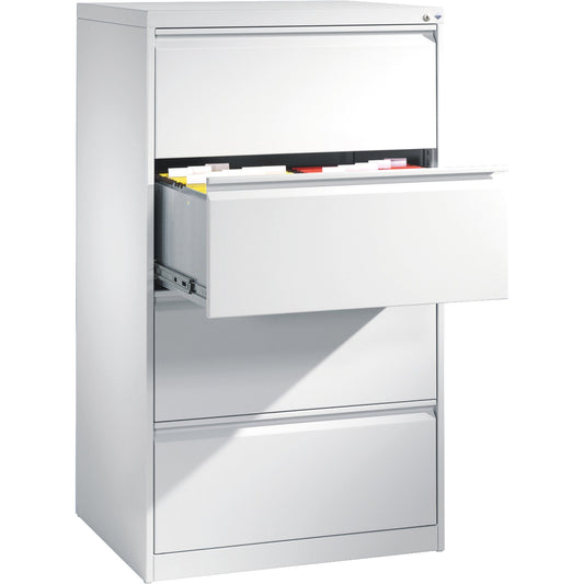 C+P Hängeregistraturschrank Acurado 787 x 1.357 x 590 mm (B x H x T) Stahl, lackiert lichtgrau