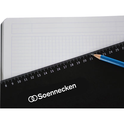 Soennecken Collegeblock Officebook DIN A5+ kariert 90g/m² Polypropylen schwarz 80 Bl.