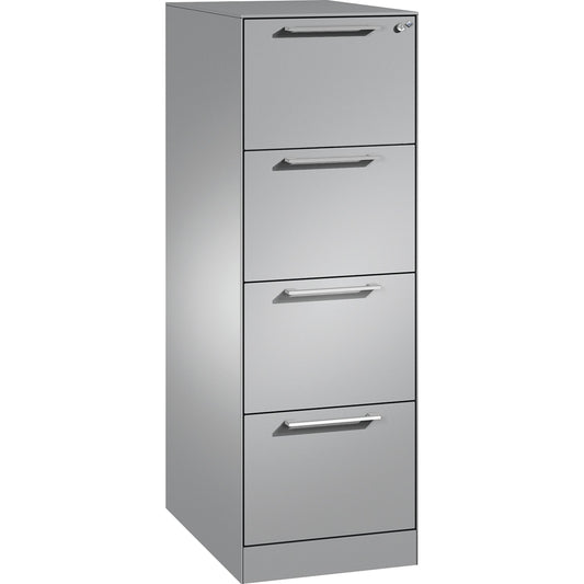 C+P Hängeregistraturschrank Asisto 440 x 1.298 x 600 mm (B x H x T) Stahl, lackiert lichtgrau