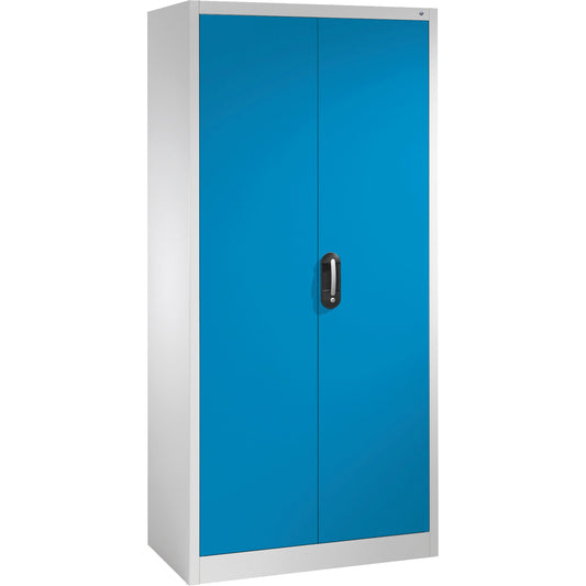 C+P Werkzeugschrank Serie 89 930 x 1.950 x 400 mm (B x H x T) Stahl, lackiert Farbe der Front: lichtblau Farbe des Korpus: lichtgrau