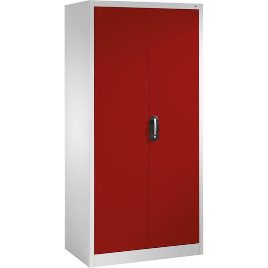 C+P Werkzeugschrank Serie 89 930 x 1.950 x 600 mm (B x H x T) Stahl, lackiert Farbe der Front: rubinrot Farbe des Korpus: lichtgrau