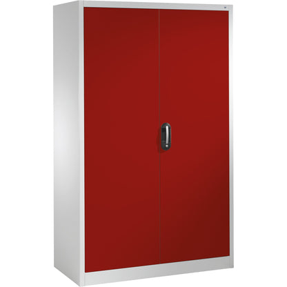 C+P Werkzeugschrank Serie 89 1.200 x 1.950 x 600 mm (B x H x T) Stahl, lackiert Farbe der Front: rubinrot Farbe des Korpus: lichtgrau