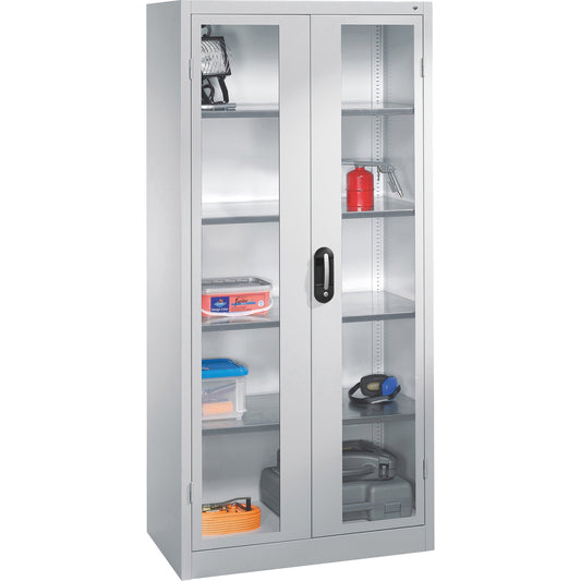 C+P Werkzeugschrank Serie 89 930 x 1.950 x 600 mm (B x H x T) Stahl, lackiert Farbe der Front: lichtgrau Farbe des Korpus: lichtgrau
