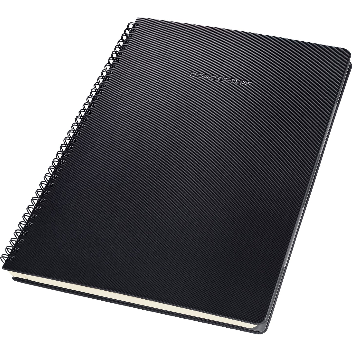 SIGEL Collegeblock Conceptum DIN A4 kariert 80g/m² Kunststoff schwarz 80 Bl.