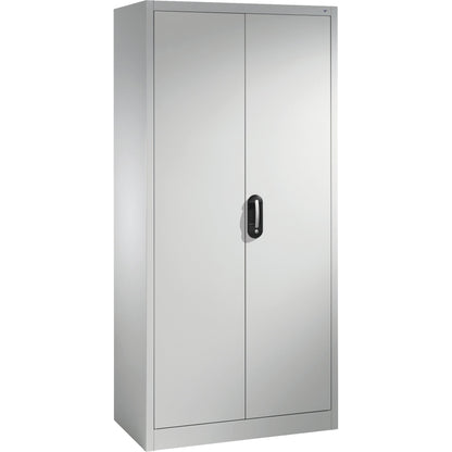 C+P Flügeltürenschrank Acurado 930 x 1.950 x 400 mm (B x H x T) 4 Fachböden Stahl Farbe der Front: lichtgrau Farbe des Korpus: lichtgrau