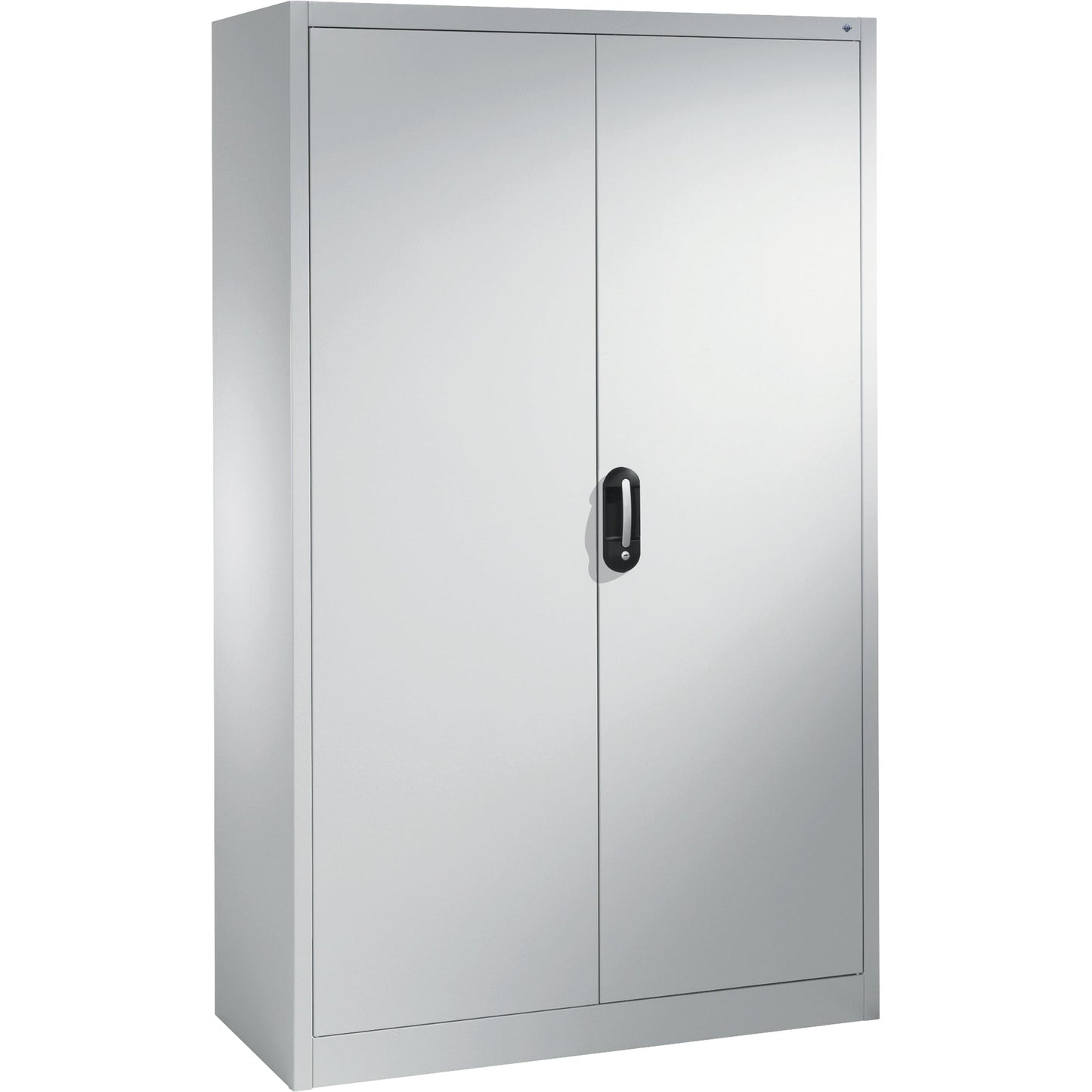 C+P Flügeltürenschrank Acurado 1.200 x 1.950 x 400 mm (B x H x T) 4 Fachböden Stahl Farbe der Front: lichtgrau Farbe des Korpus: lichtgrau