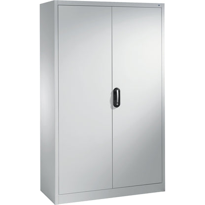 C+P Flügeltürenschrank Acurado 1.200 x 1.950 x 400 mm (B x H x T) 4 Fachböden Stahl Farbe der Front: lichtgrau Farbe des Korpus: lichtgrau