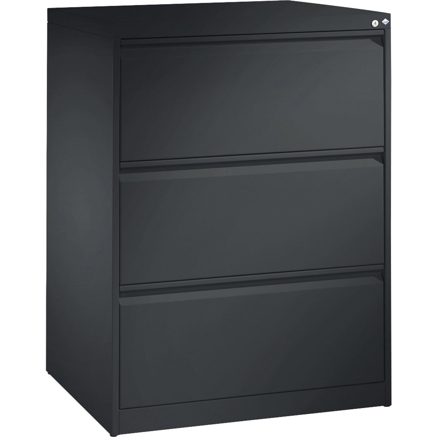 C+P Hängeregistraturschrank Acurado 787 x 1.045 x 590 mm (B x H x T) Stahl, lackiert schwarzgrau
