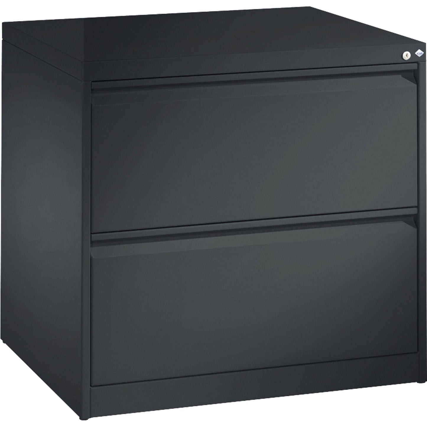 C+P Hängeregistraturschrank Acurado 787 x 733 x 590 mm (B x H x T) Stahl, lackiert schwarzgrau
