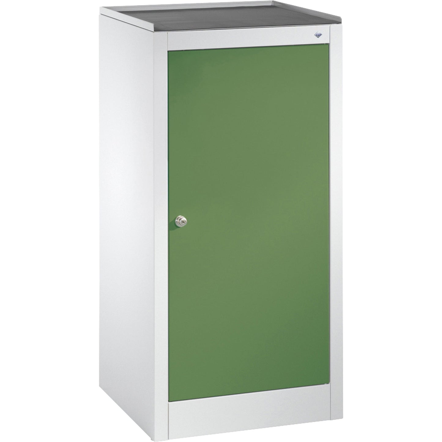 C+P Werkzeugschrank Serie 89 500 x 1.000 x 500 mm (B x H x T) inkl. Gummiriefenmatte Stahl, lackiert Farbe der Front: resedagrün Farbe des Korpus: lichtgrau