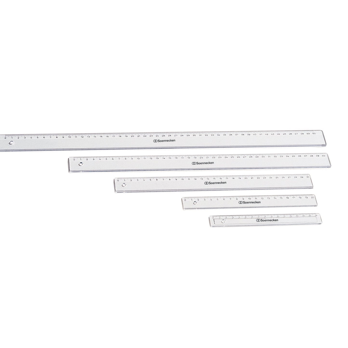 Soennecken Lineal 20cm Polystyrol transparent