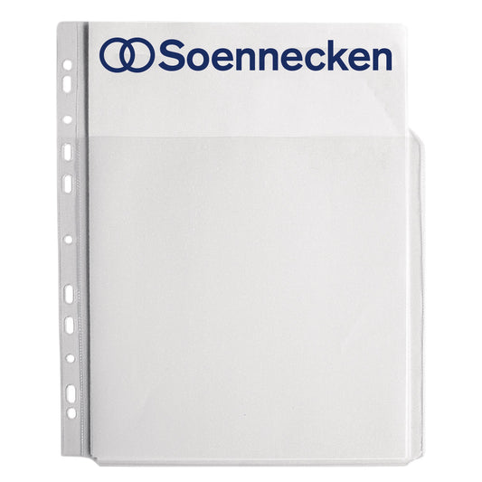 Soennecken Prospekthülle DIN A4 180µm oben offen Polypropylen transparent 5 St./Pack.