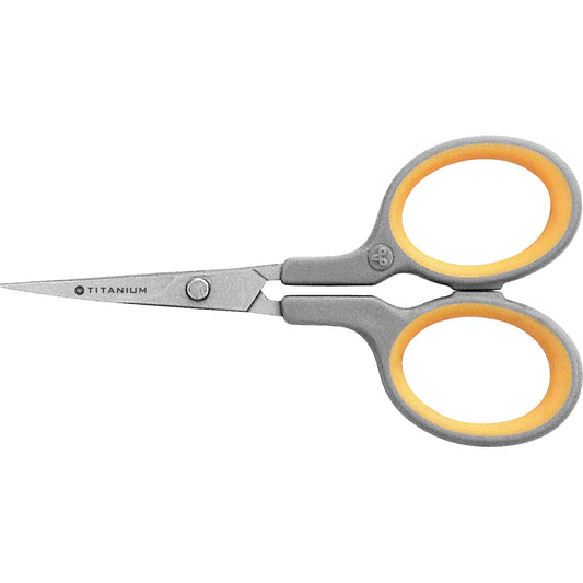 Westcott Universalschere Titanium Super 100mm Links- und Rechtshänder Stahl grau/gelb