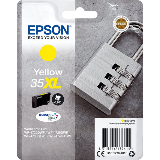 Epson Tintenpatrone Originalzubehör 35XL ca. 1.900 Seiten gelb 20,3ml