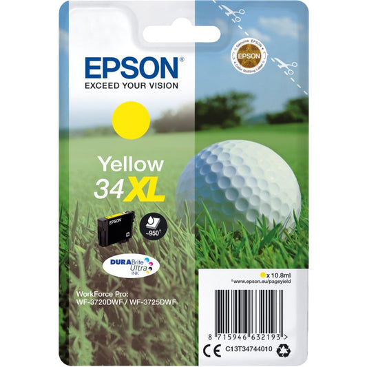 Epson Tintenpatrone Originalzubehör 34XL ca. 950 Seiten gelb 10,8ml