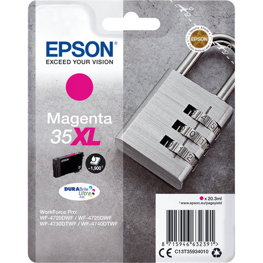 Epson Tintenpatrone Originalzubehör 35XL ca. 1.900 Seiten magenta 20,3ml