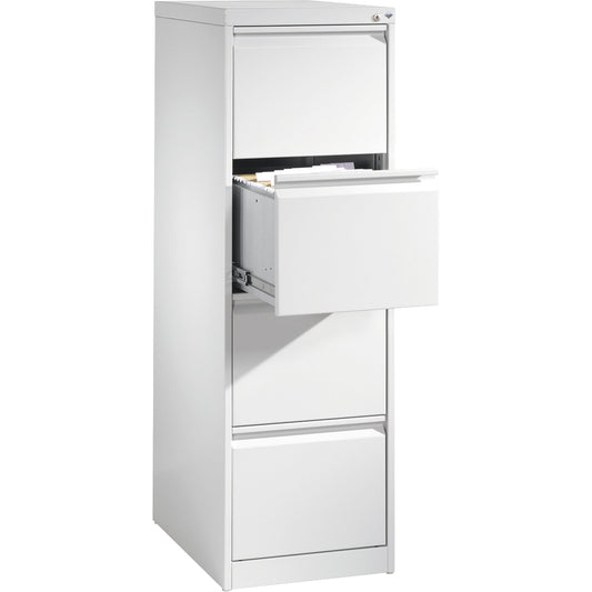 C+P Hängeregistraturschrank Acurado 433 x 1.357 x 590 mm (B x H x T) Stahl, lackiert verkehrsweiß