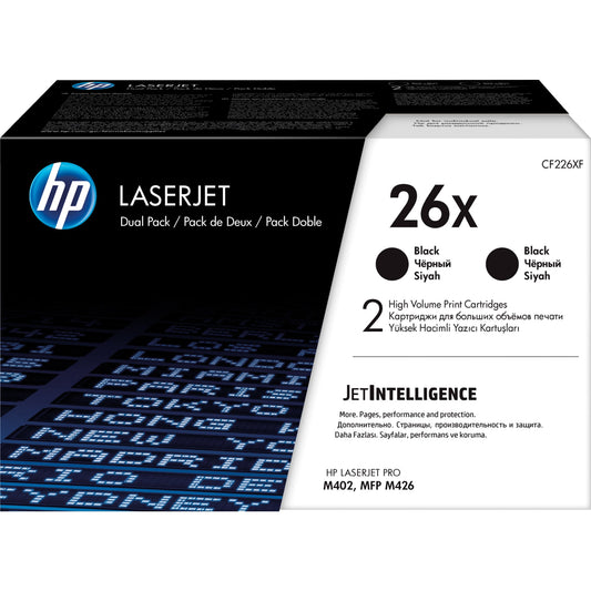 HP Toner Originalzubehör 26X ca. 2 x 9.000 Seiten schwarz 2 St./Pack.